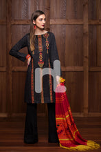 41701454-Mix Wool - Black Embroidered 3PC