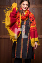 41701454-Mix Wool - Black Embroidered 3PC