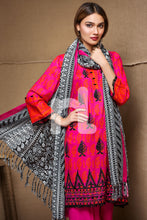 41701503-Linen - Pink Embroidered 3PC