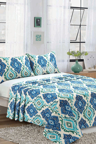 Bed Sheet Ikat Texture