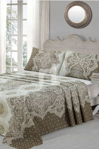 Bed Sheet Jute Lace