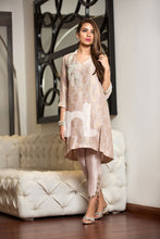 KF-53 A - Pink Embellished Formal Stitched Jamawar Shirt & Trouser - 2PC
