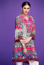 PSW17-05 Black Embroidered Stitched Micro Modal Shirt -1PC