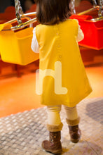 PW16-NLB 74 - Yellow Embellished Frock for Babies