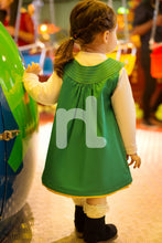 PW16-NLB 83 - Green Embellished Frock for Babies